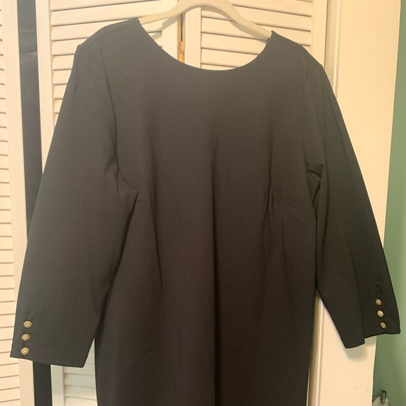 NWT Chico Size 4 Black Ponte dress - Picture 1 of 7